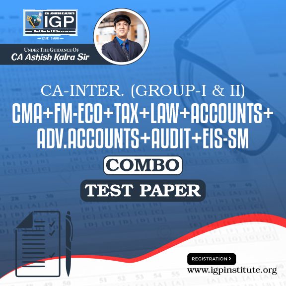 CA -INTER- Group 1& Group 2 Test